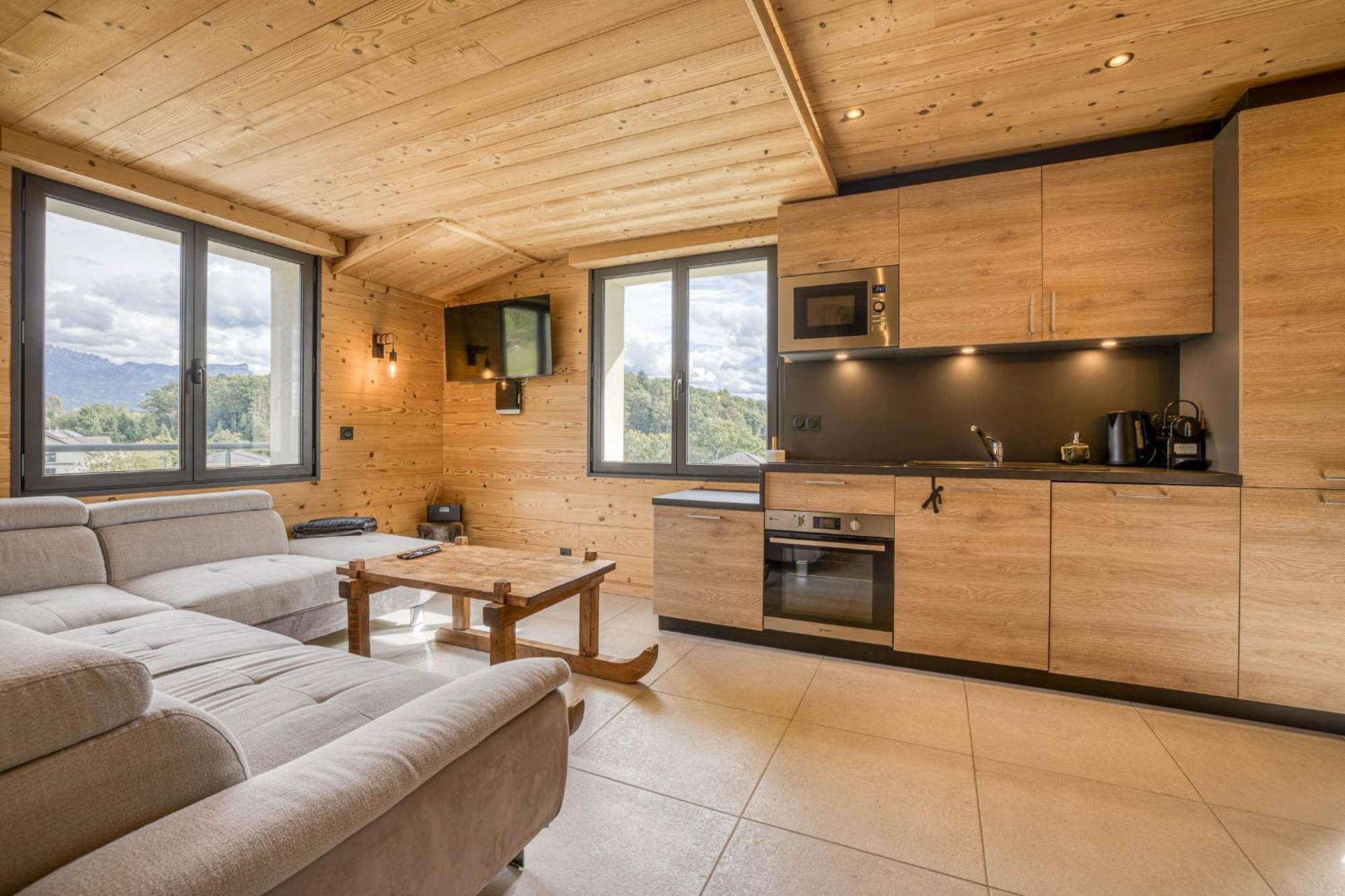 Le Chamois, Chez Le Charpentier D'Antan, La Chaleur Du Bois, Le Calme De La Campagne Apartment Epagny Metz-Tessy Bagian luar foto